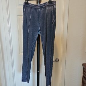 Joe's Jeans Blue Jeggings with High Waist and Seam Detail